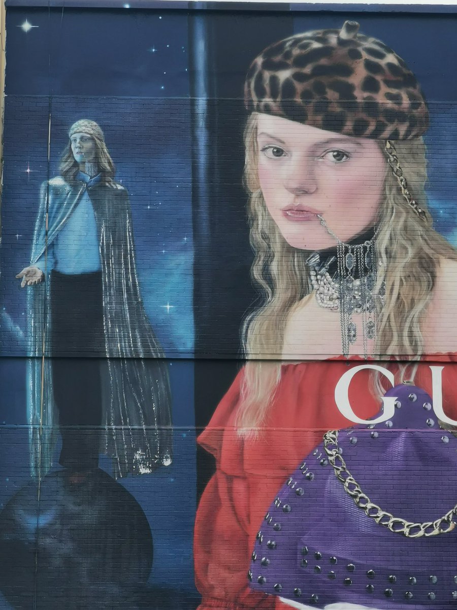 ProgmDirector's tweet image. A spectacular @gucci mural located in Ely's Yard @trumanbrewery #London #ChapmanJS #art @visitlondon @visitthecity #GucciCosmogonie @spitalfieldsE1