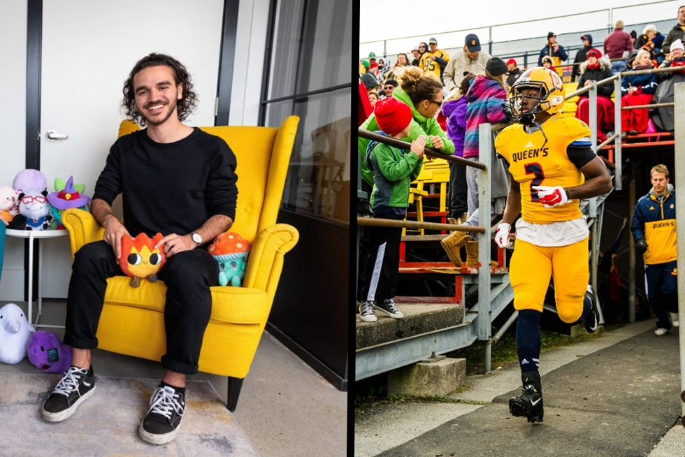 Two <a href="/Queensu/">Queen's University</a> alumni have been named to <a href="/Forbes/">Forbes</a> magazine’s 30 Under 30 list of influential young leaders and innovators. Learn why <a href="/sourcecodeto/">Source Code Academy Canada (NPO)</a> founder <a href="/CurtisCarmicc/">Curtis Carmichael 🦋 CC</a>, Artsci/PHE'16, and <a href="/Makeship/">Makeship</a> co-founder Rakan Al-Shawaf, Sc’19, made the list. 
queensu.ca/alumni/news/tw…