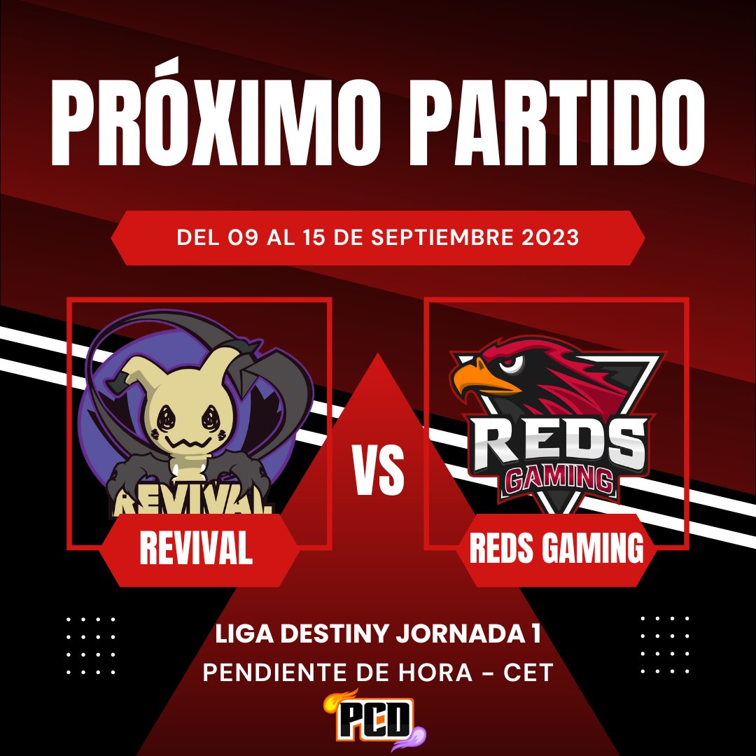 PokeChampionsDestiny (@pokecdestiny) on Twitter photo ¡Únete a la retransmisión del primer partido de la #LigaDestiny!
<a href="/MassaVGC/">Massa</a> VS <a href="/MrTrabuco1/">mr_trabuco</a>
<a href="/RevivalVGC/">Revival</a> VS <a href="/RedLionsRL/">Reds Lions</a>
twitch.tv/mr_trabuco ¡Únete a la retransmisión del primer partido de la #LigaDestiny!
<a href="/MassaVGC/">Massa</a> VS <a href="/MrTrabuco1/">mr_trabuco</a>
<a href="/RevivalVGC/">Revival</a> VS <a href="/RedLionsRL/">Reds Lions</a>
twitch.tv/mr_trabuco