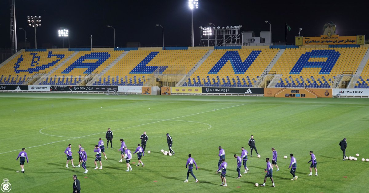 AlNassrFC_EN's tweet image. Happy to host the training of @realmadrid and @valenciacf today 🏟️💛

We welcome you to Saudi 🇸🇦
We wish you all success 🙏
