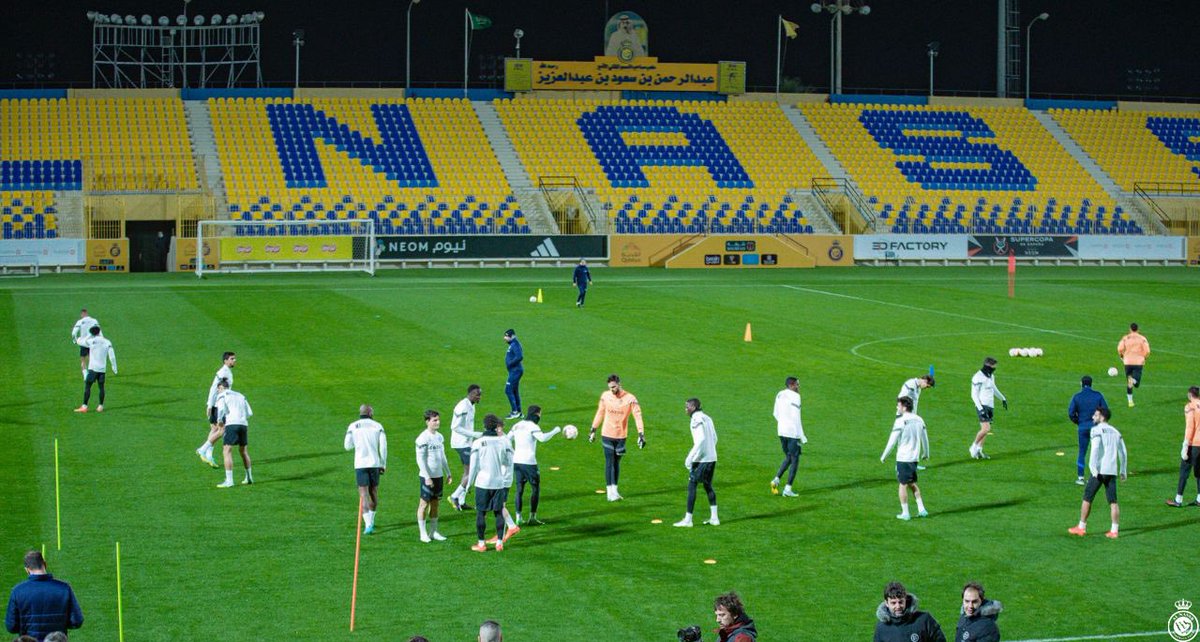 AlNassrFC_EN's tweet image. Happy to host the training of @realmadrid and @valenciacf today 🏟️💛

We welcome you to Saudi 🇸🇦
We wish you all success 🙏