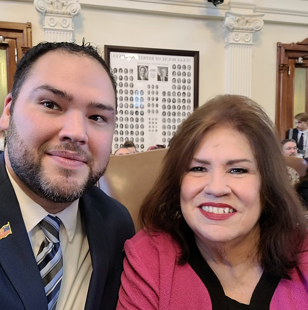 On the House floor with @GabeRivas and ready to take the oath of office for my 3rd term serving #IrvingTX in the #txlege. Thank you to the people of #HD105 for the continued honor of serving our community!
