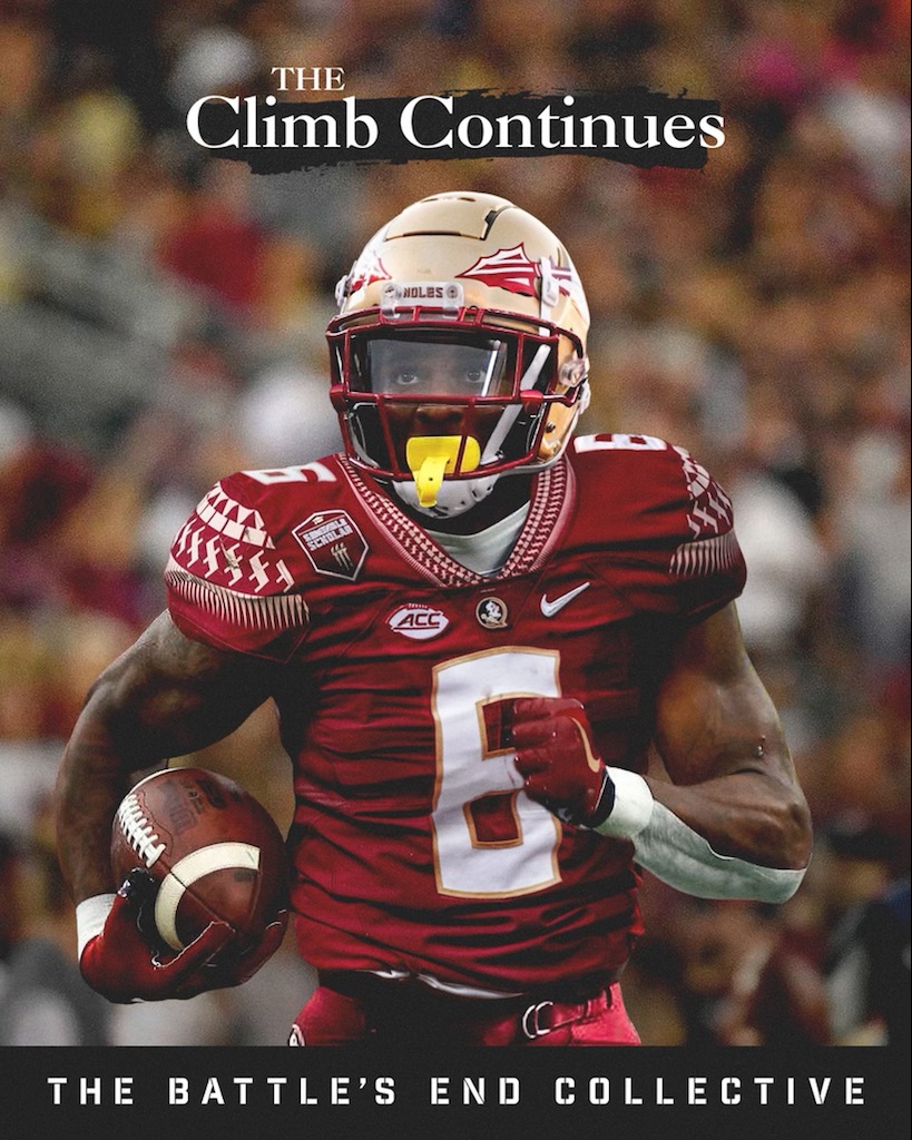 The Battle's End is thrilled to announce a relationship with <a href="/dba_bell/">Jaheim Bell</a>. 

Welcome to the team, Mr. Bell aka Sir Standing on Business! 

Link to Jaheim's merch -  vipsportsmerch.com/collections/ja…

#Goingforitin23