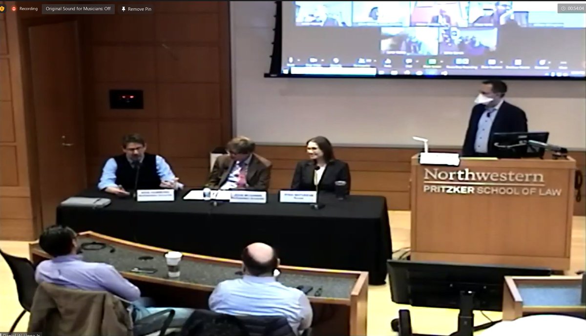 Love seeing ~360 on zoom + another 100 (?) in-person all present and engaged, talking about where #AI is going in #legal, including (and probably most importantly) for practical uses in the near future! 🤔💡

#LegalTech #AI4Law #NLawCS #lawtwitter