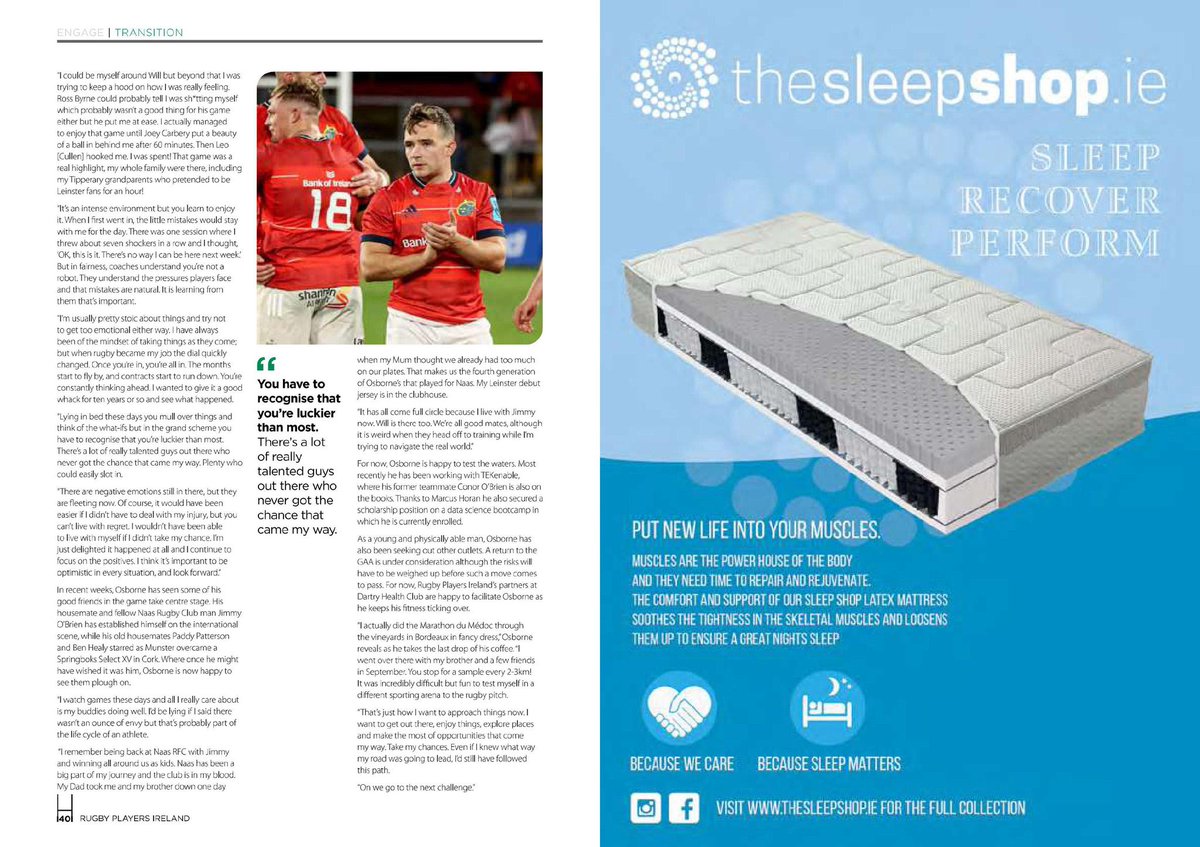 Really good read on Rowans journey through rugby, never easy to see it end so soon. Incredibly lucky to share in so many great moments on the pitch with one of my best friends!