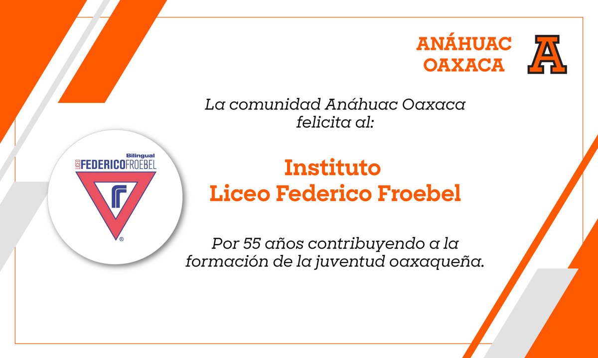 AnahuacOaxaca's tweet photo. Felicidades @LFedeFroebel por su 55 aniversario.

¡Enhorabuena! https://t.co/Xo35hLrLXy