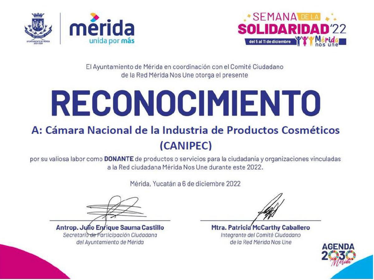 canipecmx's tweet photo. Gracias @AyuntaMerida y la #RedMéridaNosUne por el reconocimiento otorgado a #CANIPEC que, a través de su programa #LuzcaBienSiéntaseMejorMéxico, brindó a mujeres en tratamiento oncológico, talleres de oncoimagen que apoyan a fortalecer su #autoestima y #saludpsicoemocional. https://t.co/EuRvWNbuj8