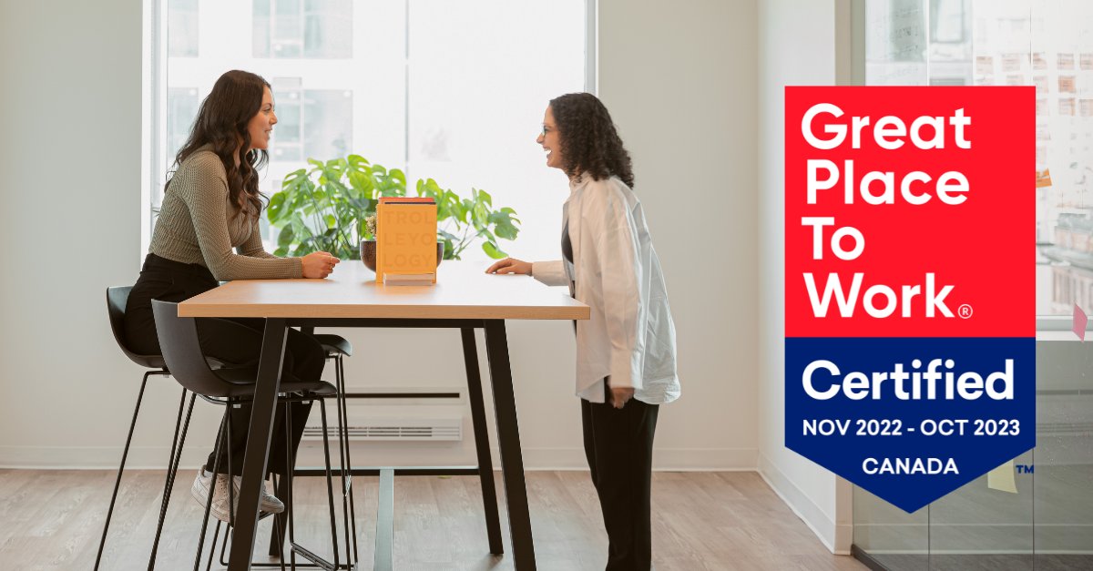 trolley_hq's tweet image. We are thrilled to announce that @trolley_hq has been certified a Great Place to Work by @GPTW_Canada!

This is a testament to our team&apos;s passion, collaboration, and humility. Here&apos;s to an even brighter and even more successful 2023!

#GPTWCertified #greatplacetowork #culture