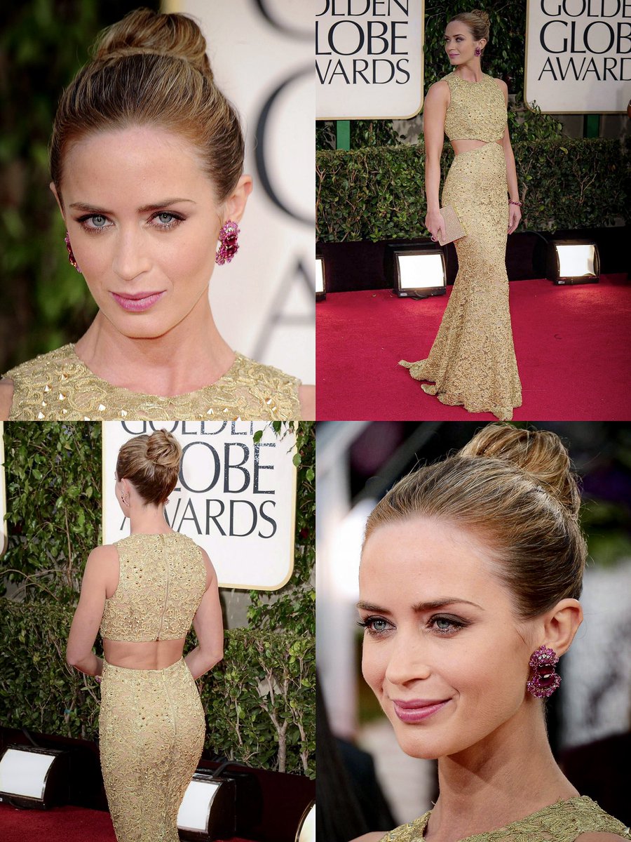 emily blunt x golden globes 2013