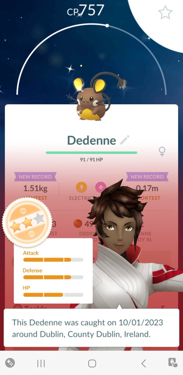 wurmple85's tweet photo. Day one: two shiny Dedenne! One in the wild and one from field research. Also had zero rare candy from two raids though so 🤷🏼‍♀️ https://t.co/59hH7xBWKN