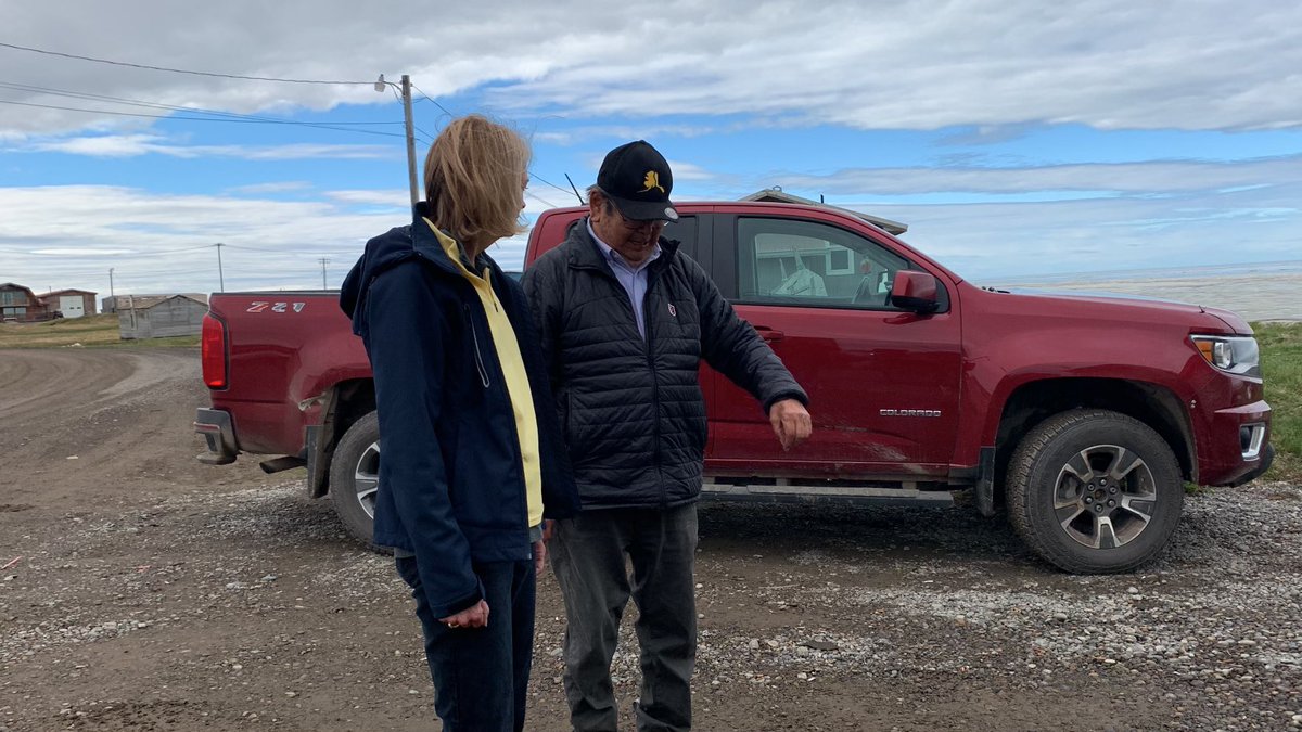 lisamurkowski's tweet photo. I’m saddened to learn the news of the passing of my friend Oliver Aveogan Leavitt. I last visited with Oliver in June at his home in Utqiaġvik where he shared words of wisdom and political advice over a cup of coffee before we attended the whaling celebration. https://t.co/kamiGFPB5O