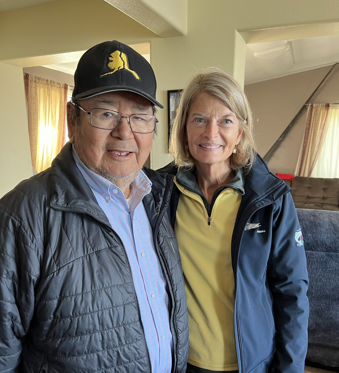 lisamurkowski's tweet photo. I’m saddened to learn the news of the passing of my friend Oliver Aveogan Leavitt. I last visited with Oliver in June at his home in Utqiaġvik where he shared words of wisdom and political advice over a cup of coffee before we attended the whaling celebration. https://t.co/kamiGFPB5O