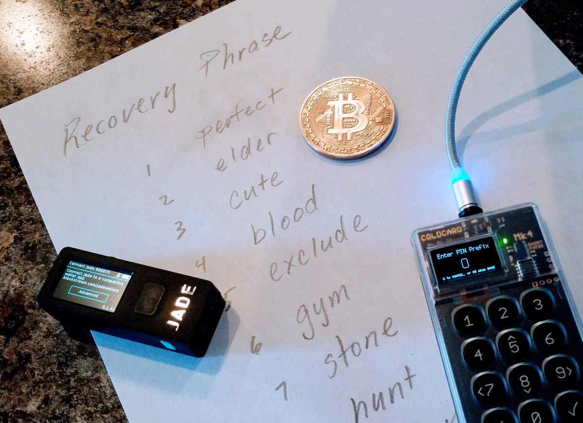Seed phrases,  
word list, 
index numbers, 
entropy, 
hex, hashes, binary &amp; bits.  

A thread about the order of these things!  🧵

1/