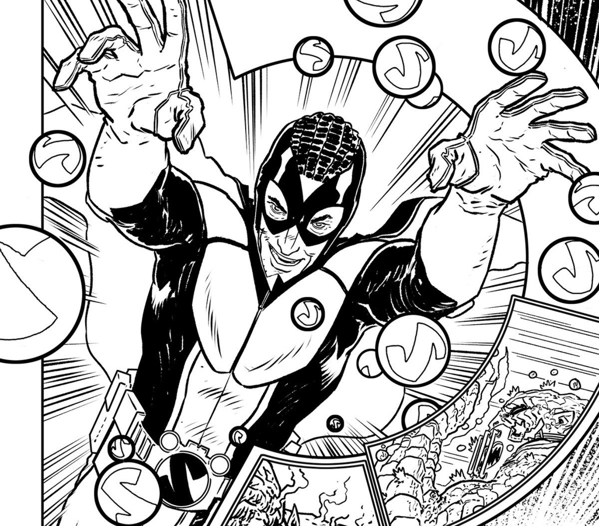 ARKHAM ACADEMY part 3 (by myself, @dennisculver, #jordiebellaire, and @droog811) is out today! Inside of BATMAN: URBAN LEGENDS #23
Some inks!!