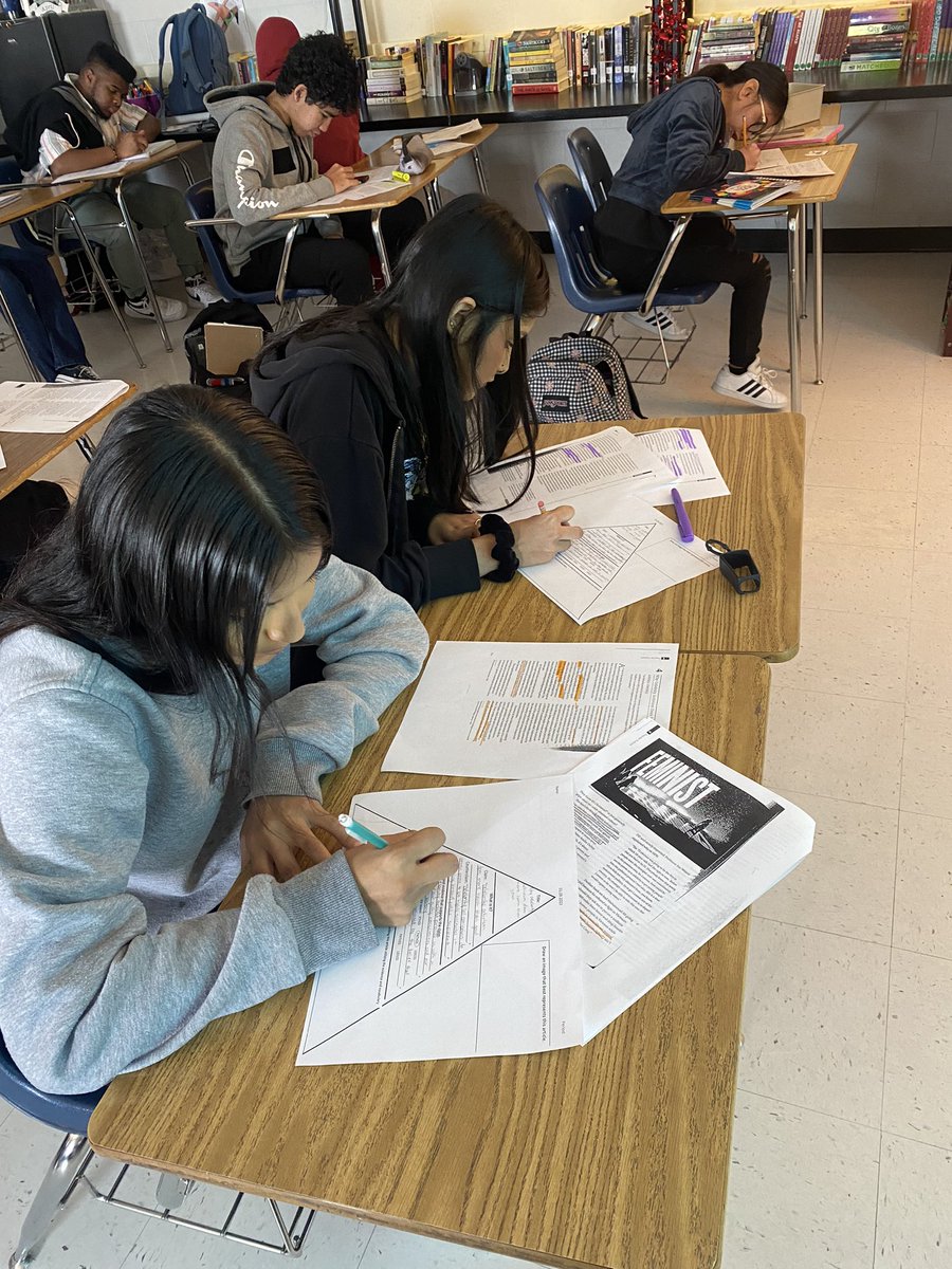 MsFlorioMaltz's tweet photo. Today we are focusing on using our annotations to identify viable text evidence in preparation for our rhetorical analysis. Talk about annotating with a purpose! #purposefulInstruction #talkingtothetext @EDAztecs_HS https://t.co/YUfI9TFqs9