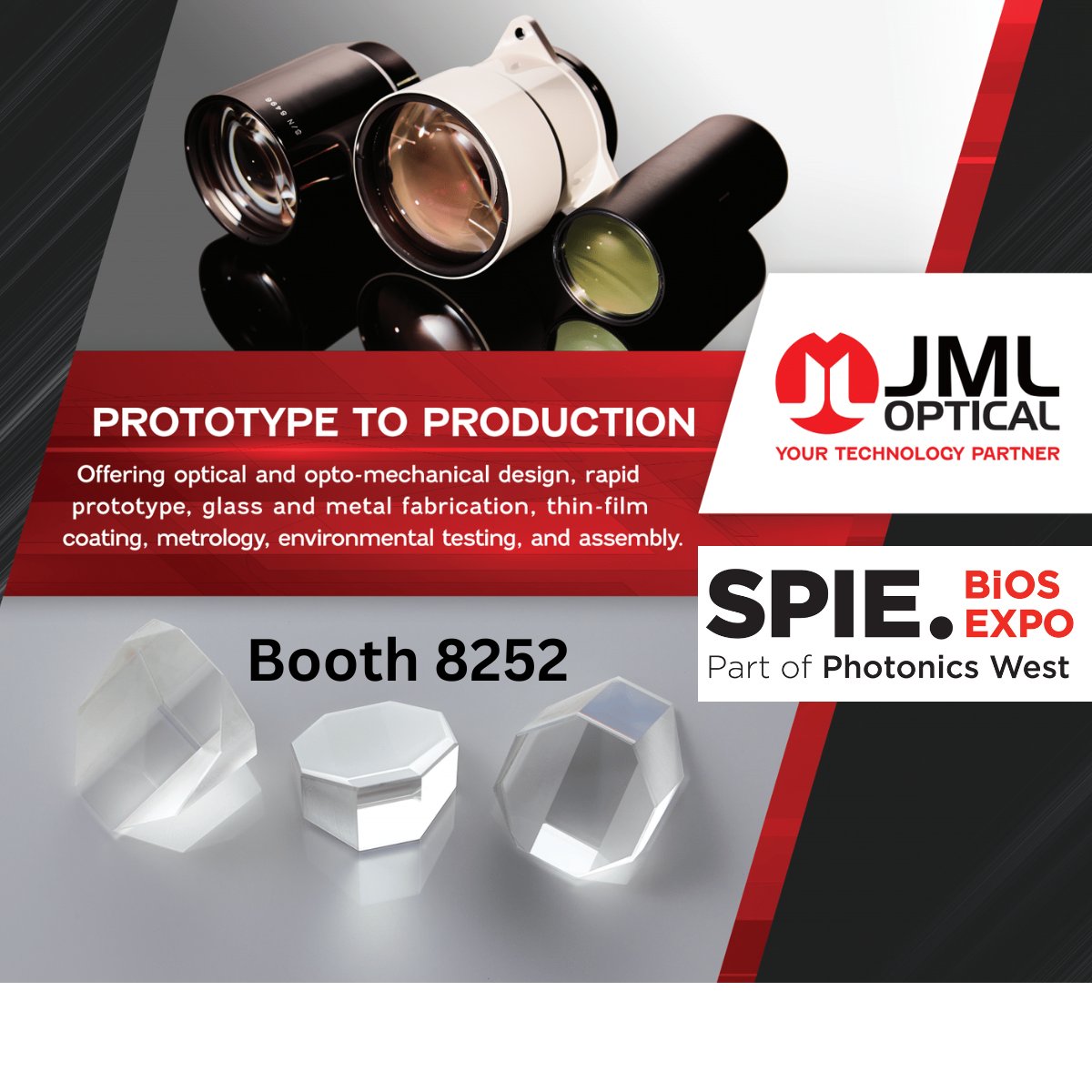 Plan now to visit our booth at SPIE BiOS Expo, 28–29 January 2023 in San Francisco, California, USA.
