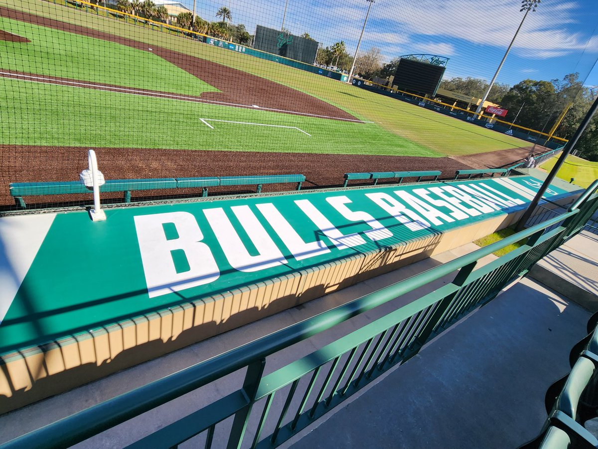 NancyCarrow's tweet photo. After seeing the #USFIPF, I had to swing by my favorite field on campus... 38 days and counting! Go Bulls! ππ€π #HornsUp @USFBaseball #pileofdirt #PlayBall #BaseballSeason #RedMcEwenField https://t.co/xjGcKThitn