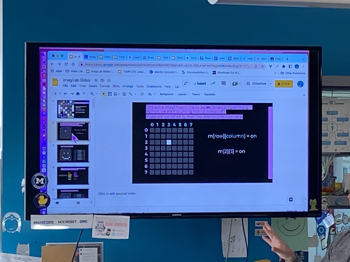 mssafermhs's tweet photo. Such a great #makerspace class on coding with @techmonstah & Mrs. Doolan’s G period class #somuchmathincoding @nat_vaughn #medfieldmath #medfieldps https://t.co/lLzRkic90G