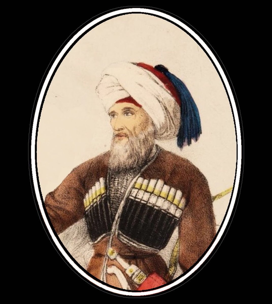 nihilismisok's tweet photo. Kizbech ШэрэлIыкъо Tughuzhuqo’s enhanced portrait via the illustration drawn by James Stanislaus Bell who knew him in person.

#Circassian
#Circassia
#Adyghe
#Caucasus
#Shapsug 
#Cerkes
#Kavkaz 
#Черкесы
#KizbechTughuzhuqo https://t.co/giyVUgwSJc