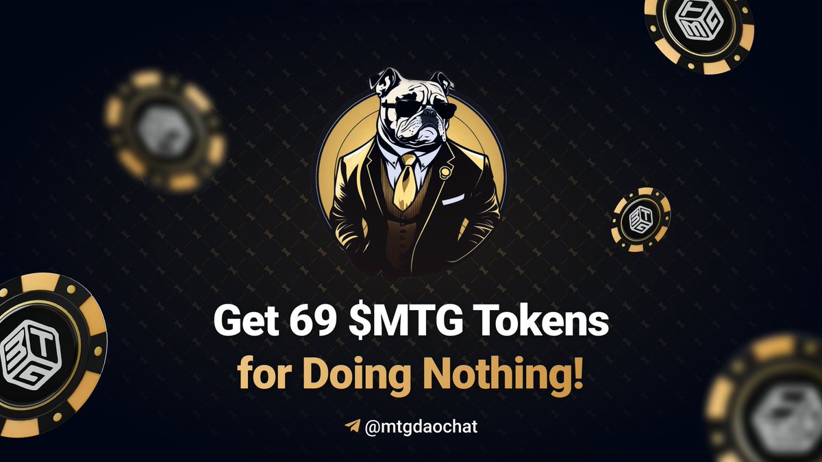 MTG_DAO's tweet photo. Told ya that Soldiers can get 69 $MTG tokens JUST FOR for presale registration? 🎁☀️

- Don't sacrifice funds
- It's free (cost you 0)
- No KYC

Sounds too good to be true? It's true bro.

Connect wallet, register, &amp; send the proof to the TG chat 🔗 https://t.co/VnWhBMGhHV

GO! https://t.co/jn3fsDhshk