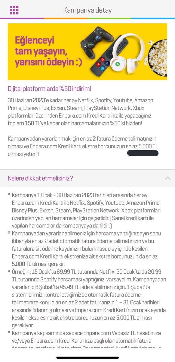 Siz toplumun geneline hitap edip masrafsız bankacılığı bize sunarak bir yerlere geldiniz. Bizde hep sizi destekledik ama siz ne ara bu kadar elitist oldunuz? Aylık 5000₺ kredi kartından kim harcayabiliyor acaba? Bu saçma sapan uygulamanızı gözden geçirin lütfen. <a href="/Enparacom/">Enpara.com</a>