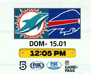 BuffaloBillsEsp's tweet photo. Por donde tú prefieras verlo. 📺 

¡No Faltes!

#BillsMafia https://t.co/pCBI9CH5C1