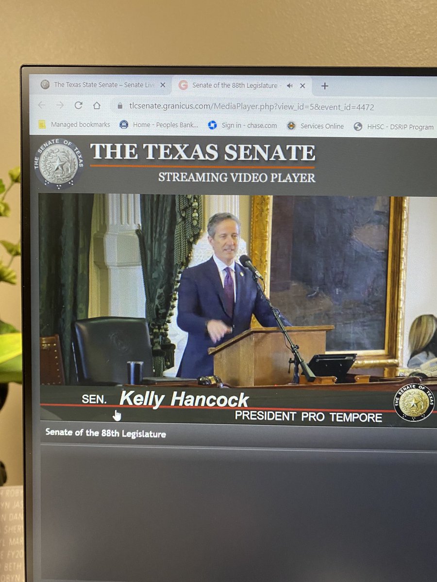We have a new Tx Senate President Pro Tempore! Senator Kelly Hancock, Dist. 9. #TxLege #88 #PoweredByLBK