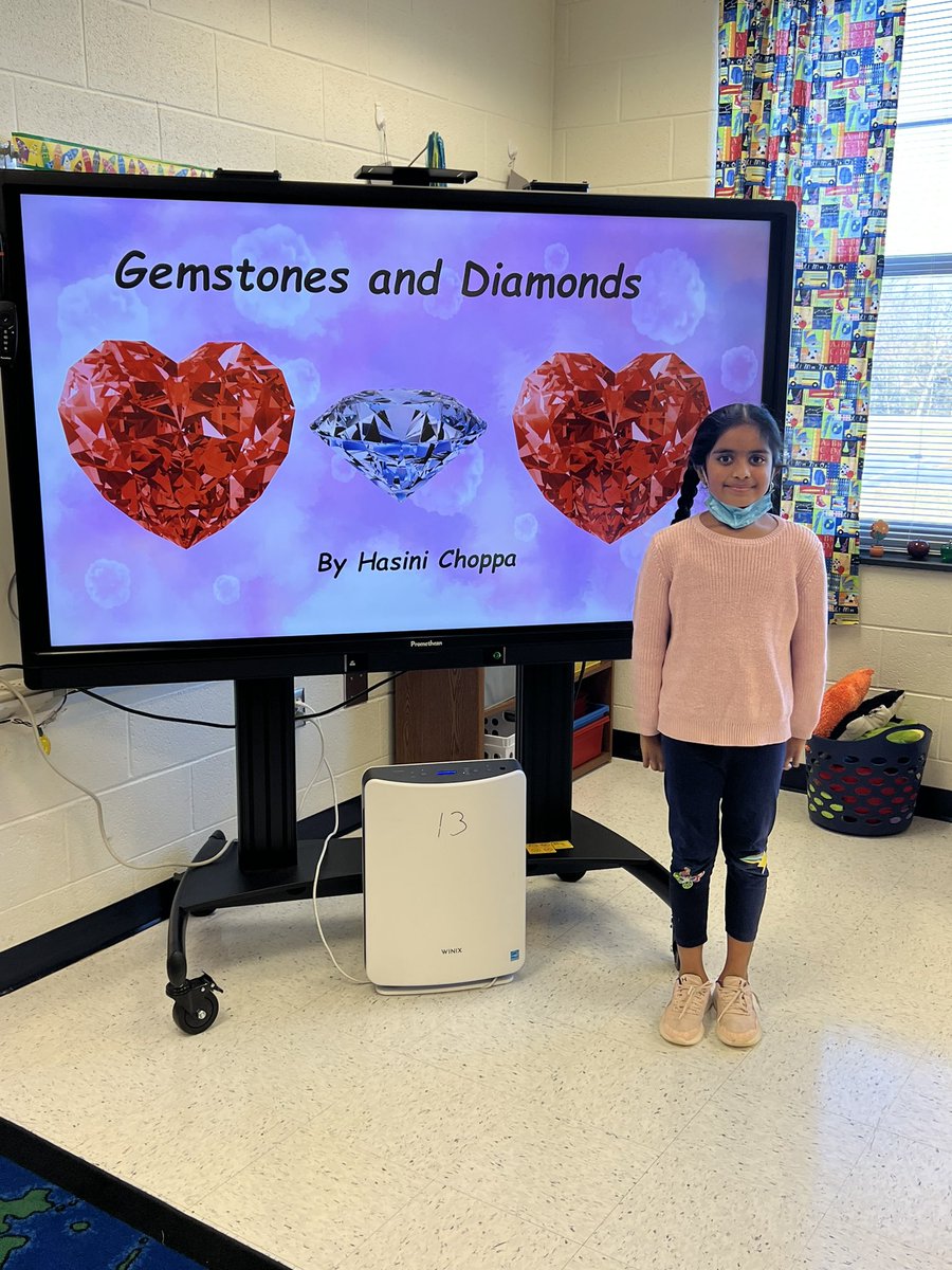 HessThirdGrade's tweet photo. Genius Hour Presentations- Gemstones and Diamonds (Hasini), Owls (Varnika) and Shiba Inus (Jana) @RLCPrincipal https://t.co/de7kSpMEnV