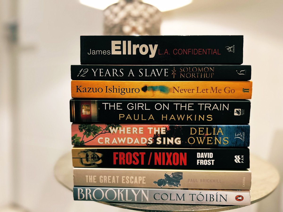 CMJbookstore's tweet photo. If you enjoyed the movie, I guarantee you’ll love the #book more…
These beautifully conditioned #preloved books were the inspiration for some great cinematic moments.
#Ishiguro #Hawkins #Tóibín #Northup #Owens #Frost #Ellroy #Brickhill #duMaurier
#BookTwitter #Bookstore https://t.co/gTqW7yA74k