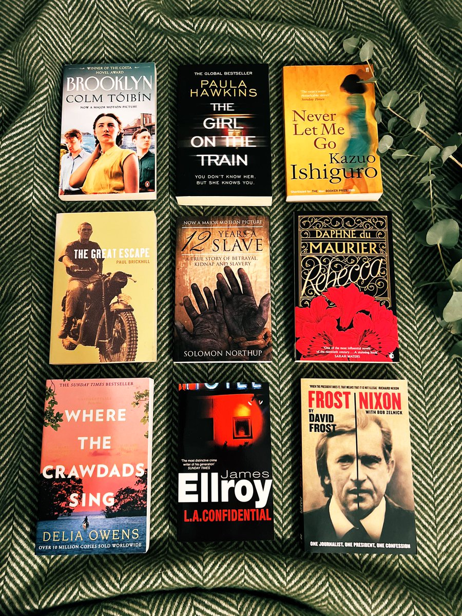 CMJbookstore's tweet photo. If you enjoyed the movie, I guarantee you’ll love the #book more…
These beautifully conditioned #preloved books were the inspiration for some great cinematic moments.
#Ishiguro #Hawkins #Tóibín #Northup #Owens #Frost #Ellroy #Brickhill #duMaurier
#BookTwitter #Bookstore https://t.co/gTqW7yA74k