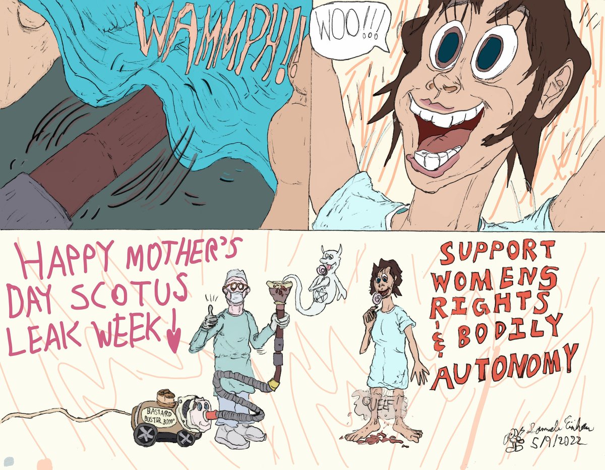 Fireouch's tweet photo. "Stick In The Vacuum"

#politicalcartoon #MothersDay2022 #RoevWade #RoevWadeOverturned #scotusleak #vacuum #abortion #body #shockvalue #cartoon https://t.co/Z6DyLQoe0v