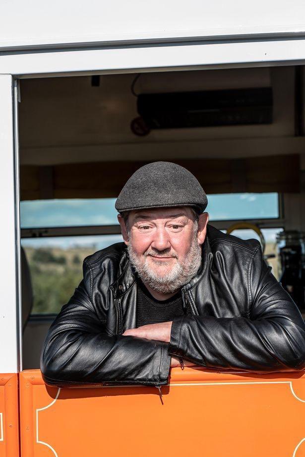 Catch @JohnnyVegasReal on @BBCBreakfast tomorrow, with some exciting news about the new Glampsite at Melbourne Hall in Derbyshire & the new Glamping vehicles. Reader, he got his helicopter. Well…the remains of a helicopter! 📺 Tune in from 6am #glamping #melbournehall #puma