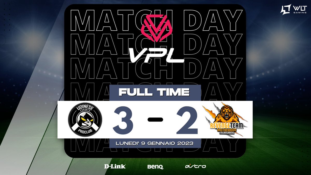 🏆 <a href="/VPLItaly/">VPL Italy 🇮🇹</a> 
🆚 @Revenge__Team 
✅ 3-2
⚽️⚽️ 🎖️ <a href="/Zzurda93/">Zurda ⚫️🔴🏆</a> 
⚽️ <a href="/sca_sca10/">sca_sca10</a> 
👟 <a href="/vetto95/">vetto95</a> 
👟 <a href="/FiorenteEnrico/">Xx_FIORE92_xX</a>