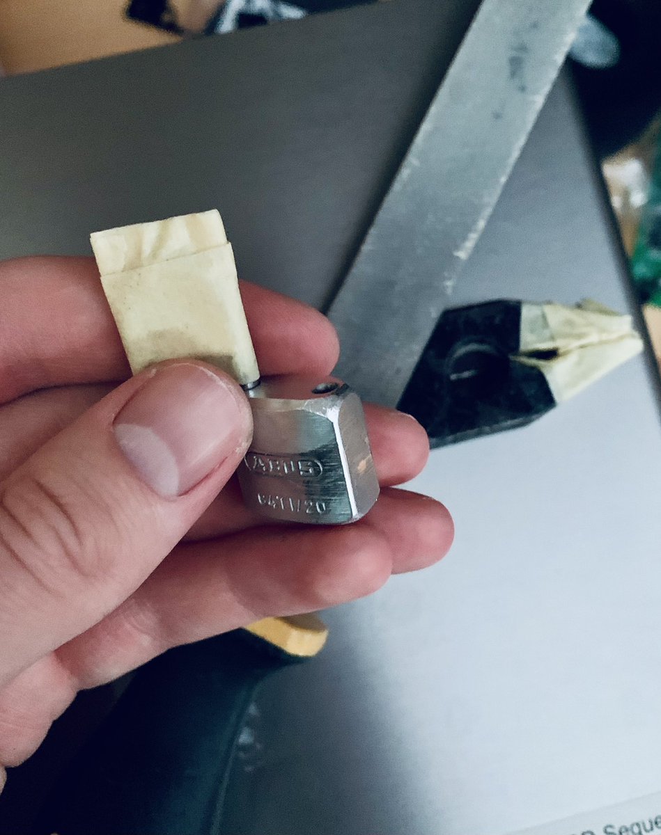 locked_boy_98's tweet photo. Lockedpuppy tip:
You should flatten the corners of a chastity padlock to increase the comfort and eliminate pinching while wearing a chastity cage π
-> or simply have a device without a padlock π
#chastity #padlock #chastitytips #lockedpuppy https://t.co/cJoZsDzmL4