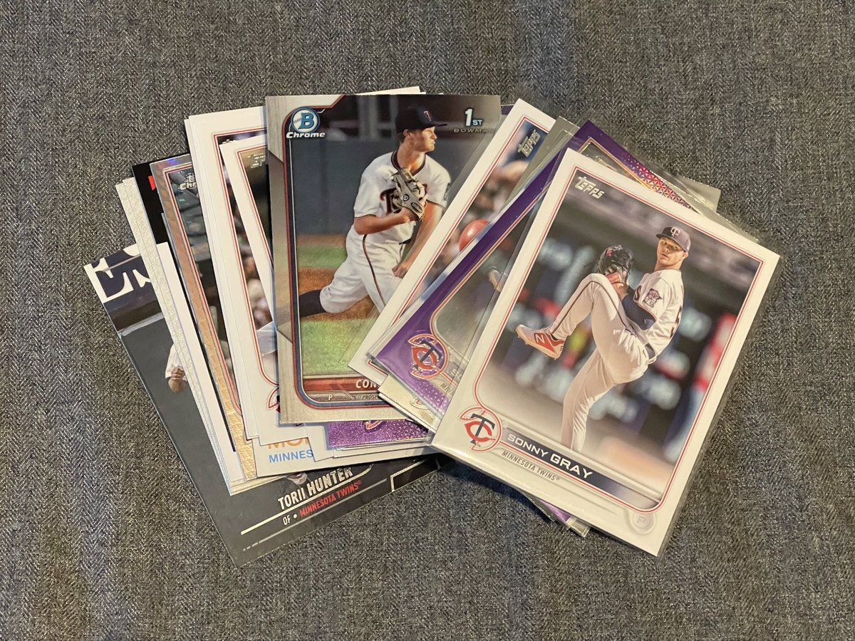 tlschwerz's tweet image. Thank you all once again for following along, and enjoying what a crazy saga the #MNTwins reunion with Correa has been.

Put together an assortment of some #MNTwins 2022 @Topps cards to wrap up the year of collecting.

RT to enter. Must be following to win.