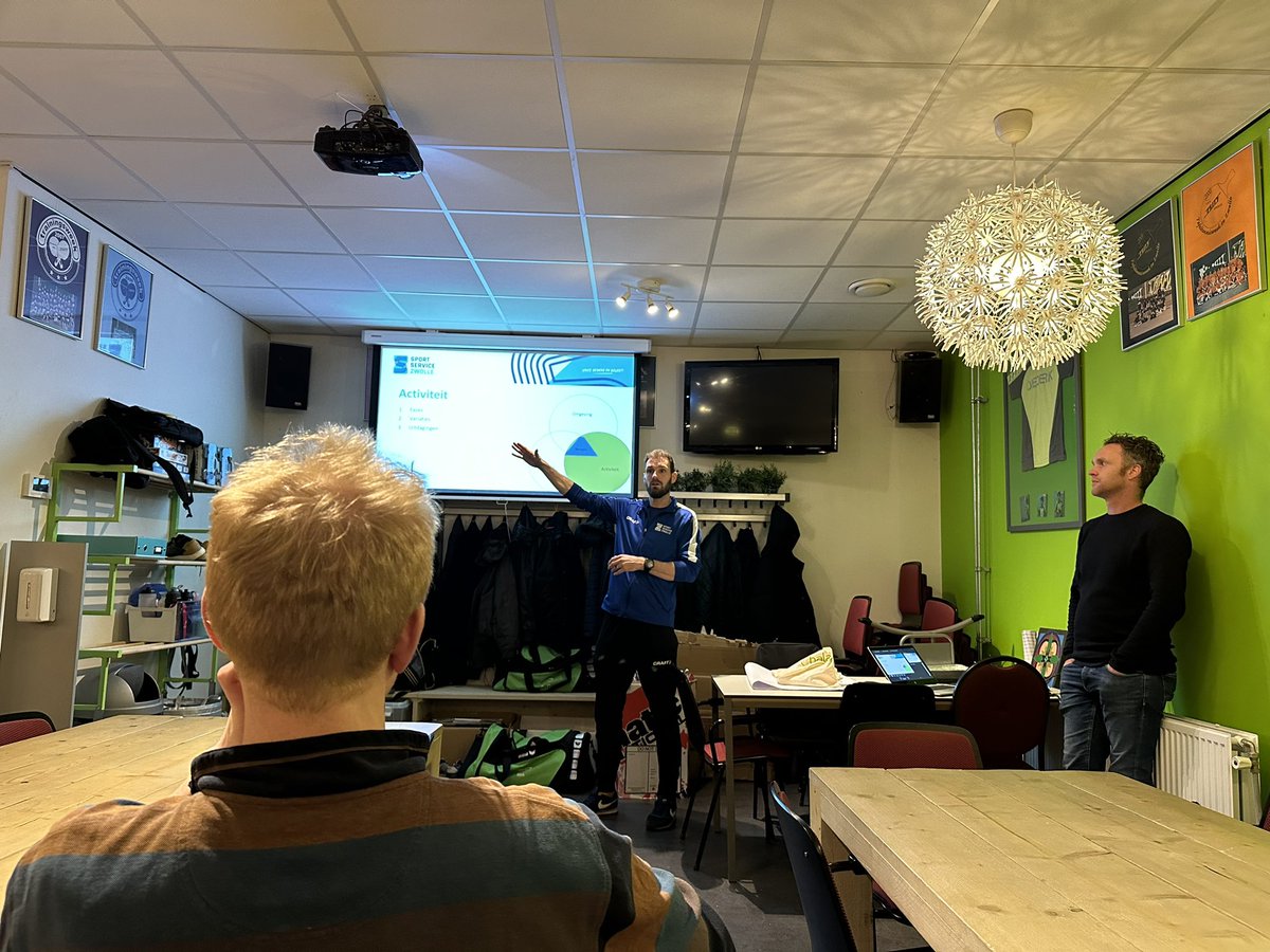 Kaderworkshop door <a href="/SportService038/">SportService Zwolle</a> de vereniging in beweging. Hoe top zijn onze trainers, je hebt met nogal wat te maken. Continu groeien en verbeteren als vereniging #sportief