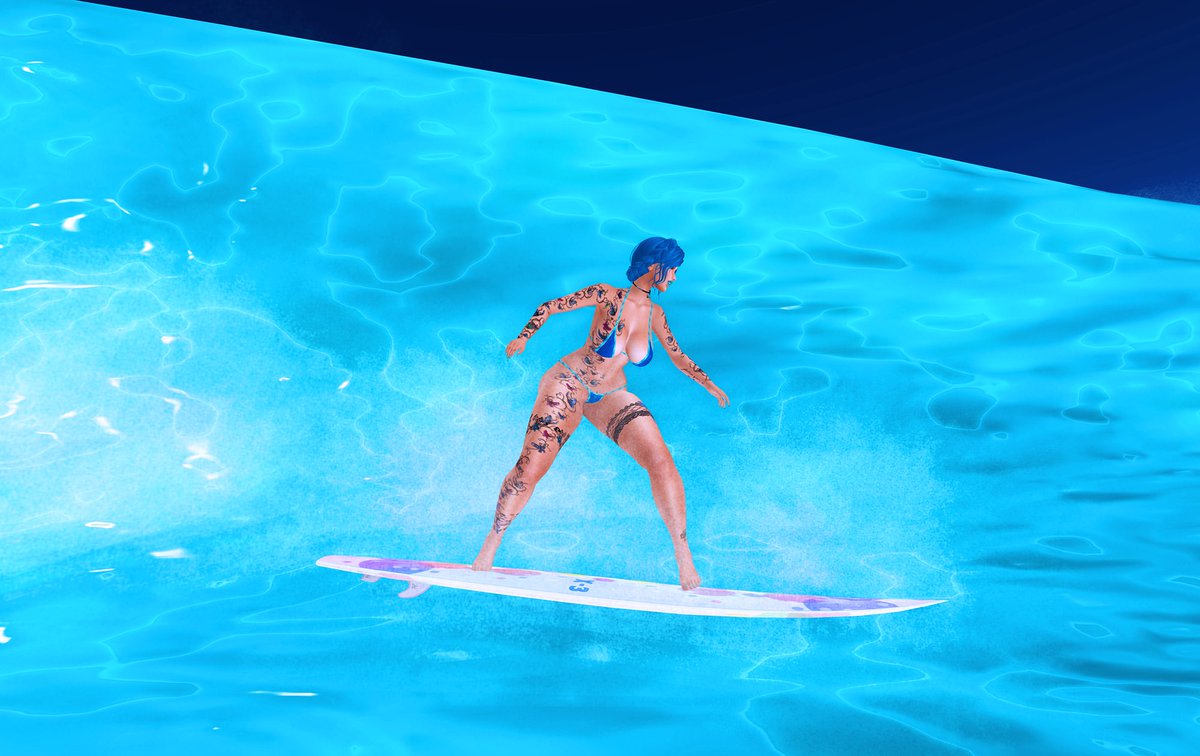 Just starting to learn the surfing life. It'll take a bit, I'm sure, but I'm getting the hang of it! 

#SecondLife
