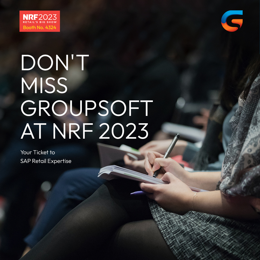 GroupsoftUS's tweet photo. Join us at NRF 2023 and discover how Groupsoft can help your business achieve a successful digital transformation!
Visit-  https://t.co/dQVlOosGvK 
#NRF #NRF2023 #GroupsoftUS #SAP #SAPServicePartner #VisitUs https://t.co/4eTyAfgj76