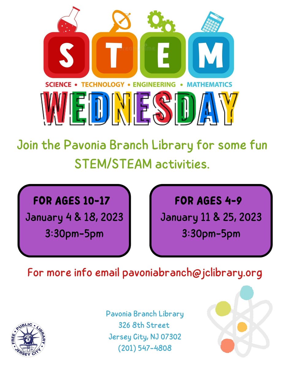 JCFPL_NJ's tweet photo. #jcfpl_nj #pavoniabranch #stem #stemwednesday #science https://t.co/i1bfVJPf3U