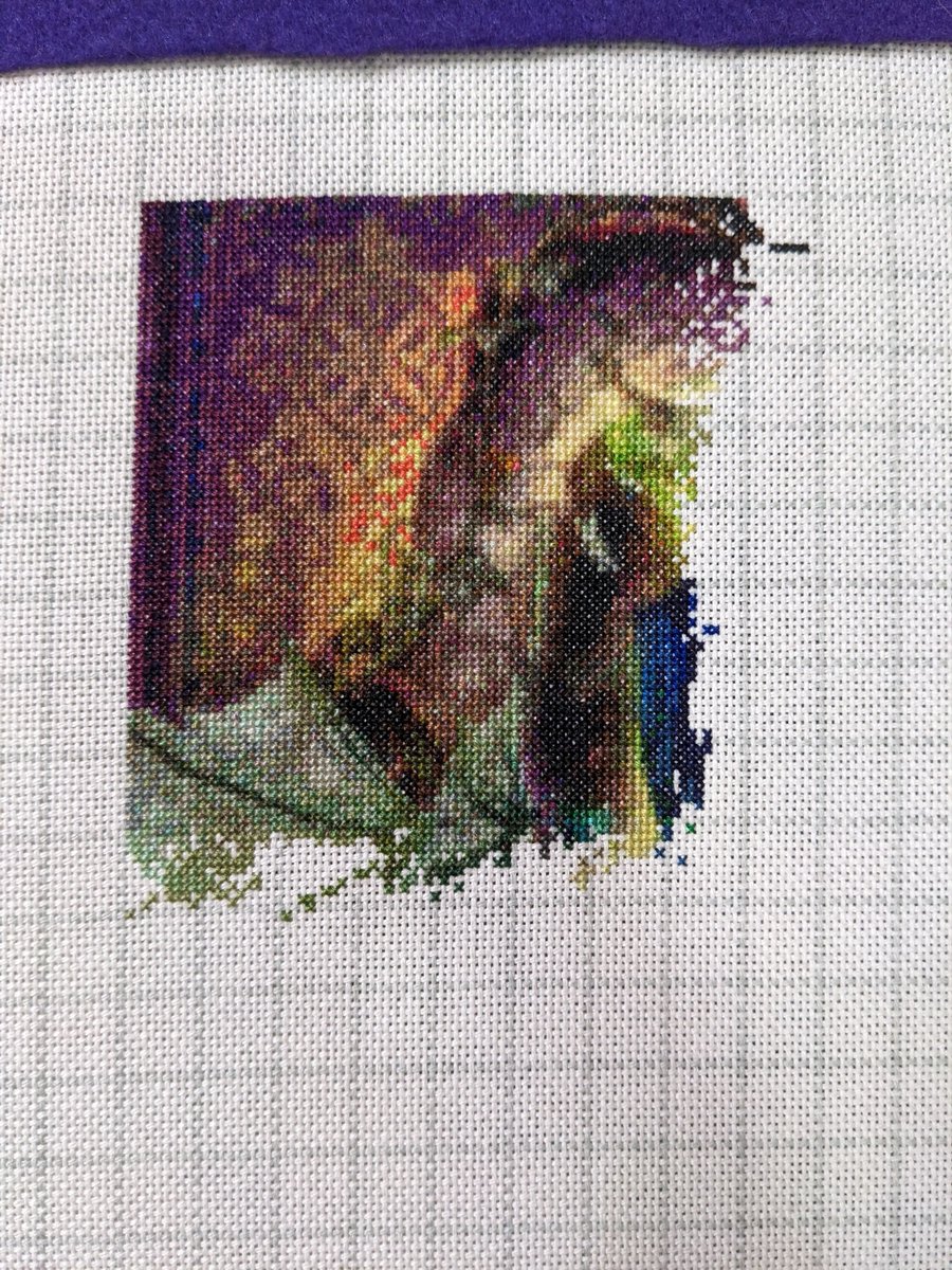 NoGenreLeftBhnd's tweet photo. I have a page finish on #TheGrandLibrary from #HAED. At about 94 hours worked. The dragon wings are really coming together nicely.
#CrossStitch #Crafts #CrossStitchersOfIG #CrossStitcher #CrossStitchLove #CountedCrossStitch #FullCoverageStitch #HAED #HeavenAndEarthDesigns #WIP https://t.co/dQT78jor3l