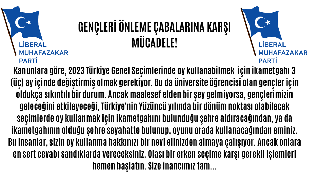 Gençleri Önleme Çabalarına Karşı Mücadele!