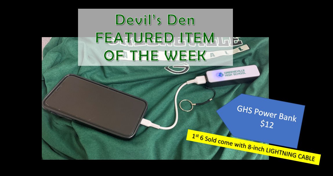 Featured Item of the Week! Still On Sale! <a href="/ghsnews13/">GHS News</a>