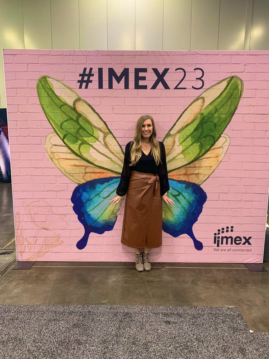 🦋 

#imex23 
#pcmacl 
<a href="/IMEXnatasha/">Natasha Richards</a>
