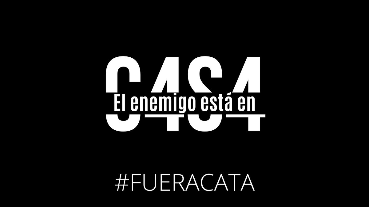 MisterRivero_'s tweet image. Ayuden con su RT 

#FueraCata