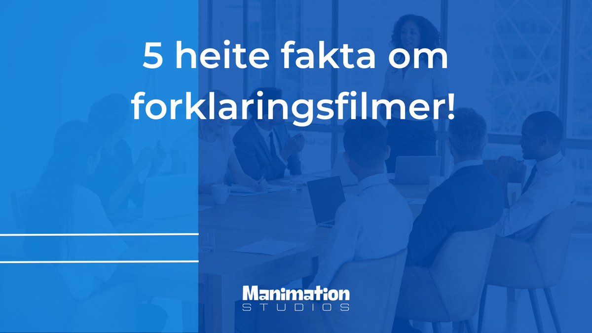 Manimation_NO's tweet image. 1/2 En forklaringsfilm kan gjøre underverker for bedriften din. Her er 5 ting du kanskje ikke visste at en forklaringsfilm kan gjøre.
#animasjonsfilm #animasjon #forklaringsfilm #videomarkedsføring #digitalmarkedsføring
