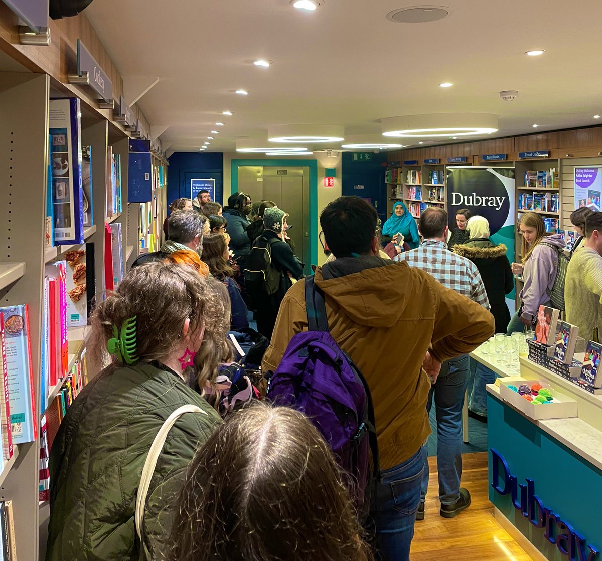 HachetteIre's tweet photo. Thanks @DubrayBooks for hosting the launch of @adiba_j #AMilliontoOne this evening 🙂 @HachetteKids https://t.co/dih6fyFrdk