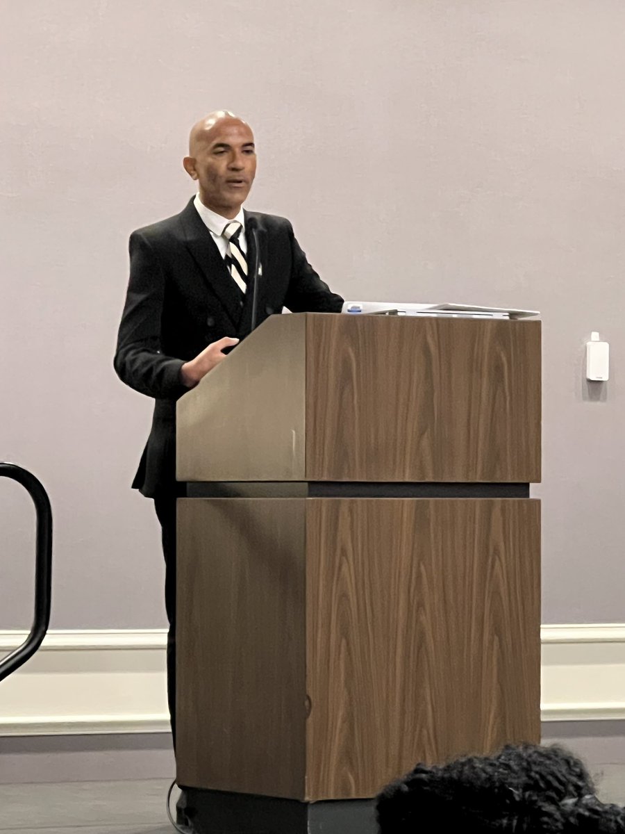It was truly an honor to chair the <a href="/NEAEcon/">NEAEcon</a> meetings at #ASSA2023 this weekend. A special thanks to <a href="/FenabaAddo/">Fenaba R. Addo</a> @Nina_EBanks <a href="/jevaygrooms/">Dr. Jevay Grooms</a> #HazelRobinson #LinwoodTauheed @ValerieRWilson for their support. Here I am closing out the #Westerfield Luncheon in honor of <a href="/doctordynamite/">James Stewart</a>.