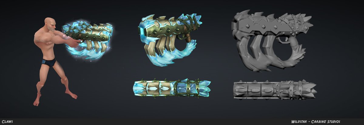 danglebob's tweet image. Happy #PortfolioDay !

I currently work as the Senior Weapon Lord and Prop Master at Mutant Arm Studios! 

🔫artstation.com/danglebob🔫