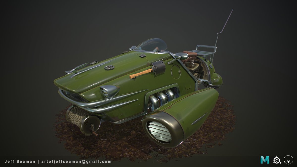 danglebob's tweet image. Happy #PortfolioDay !

I currently work as the Senior Weapon Lord and Prop Master at Mutant Arm Studios! 

🔫artstation.com/danglebob🔫