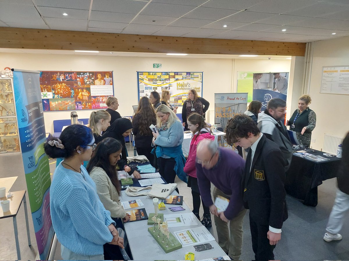 Great to see so many of our young people at tonight's <a href="/HelesCareers/">Heles School Careers</a> event!